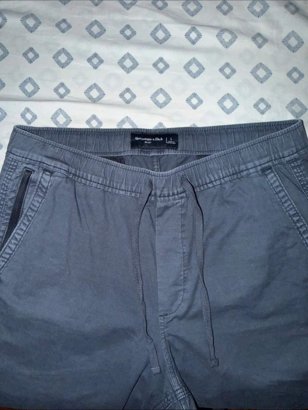 Abercrombie & Fitch Men's Sea Fade Relaxed Pull-On Pants